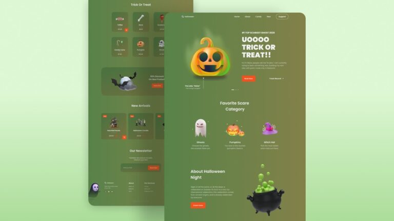 How to create a Responsive Shopping Website Design Using HTML CSS & JavaScript