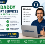 "GoDaddy support services in India for domain registration, hosting setup, WordPress installation and business email configuration"