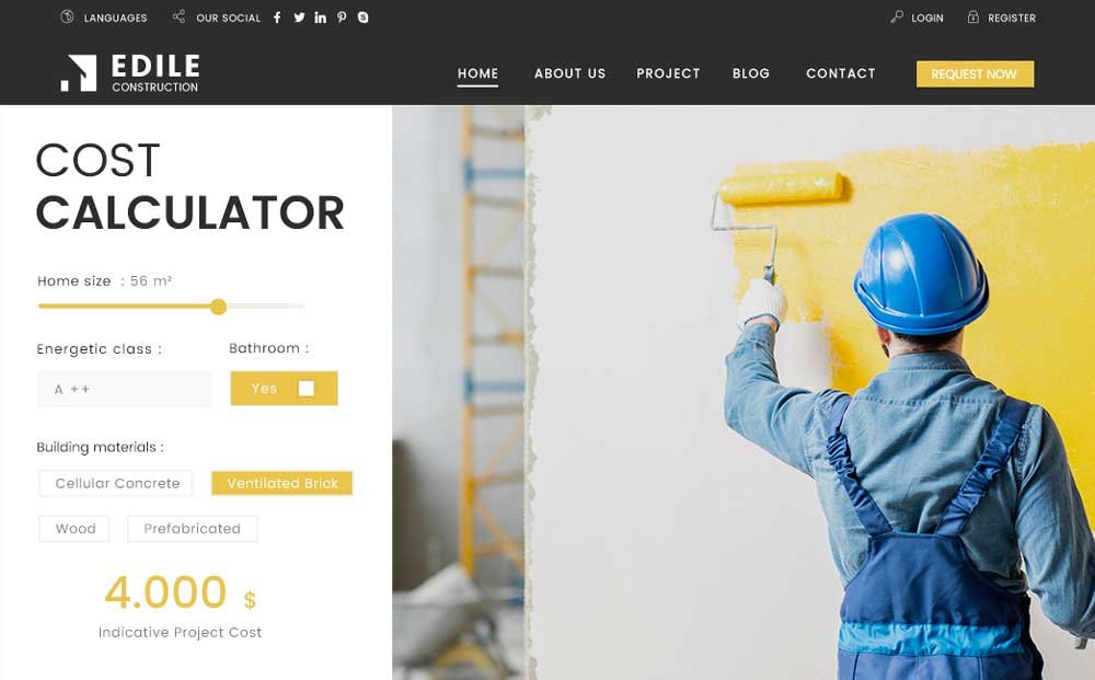 Builders and construction business websites