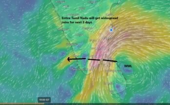 Rains start in Tamil Nadu coast today