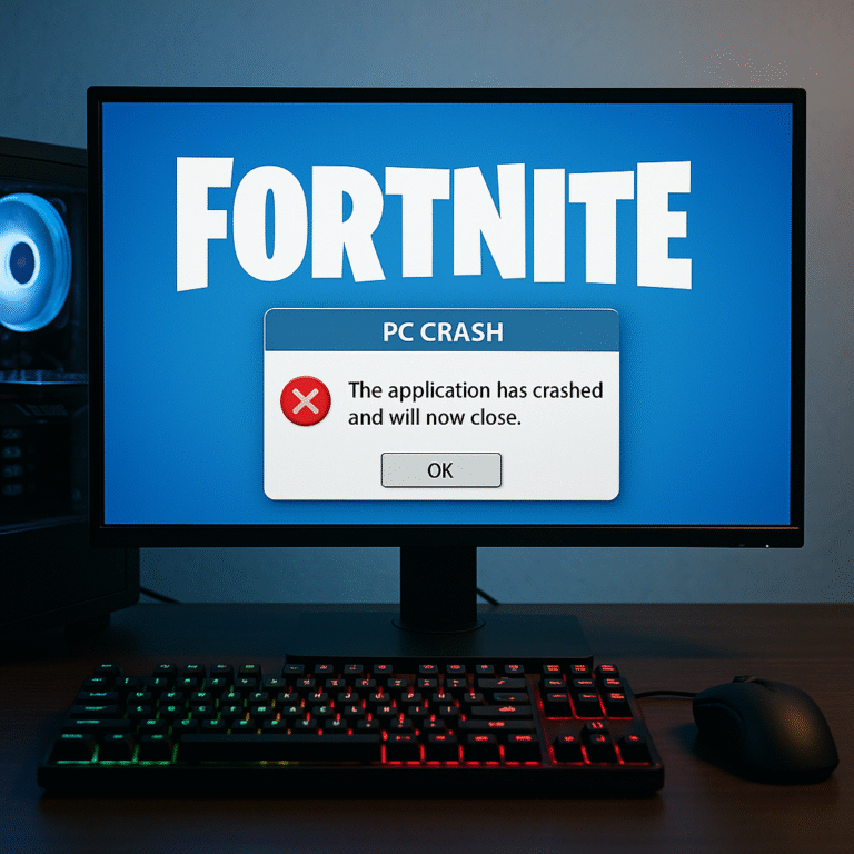 fix fortnite crash in pc gaming