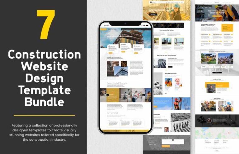 construction builders web design company
