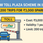 Toll Gate Scheme Rs.3000 for 200 Trips