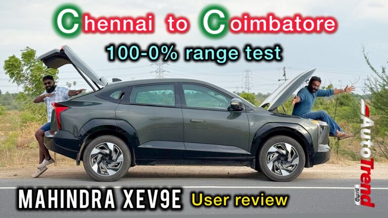 Mahindra XEV9e real milage test full range & user review in Tamil