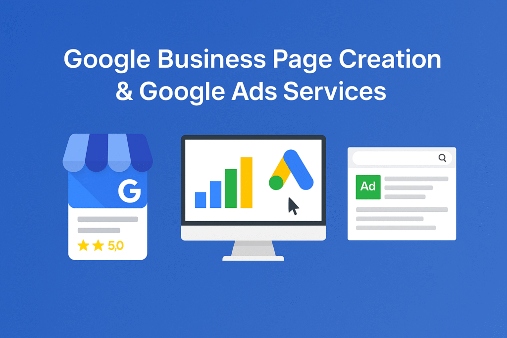 Google Business Page Creation & Google Ads Services featuyre image