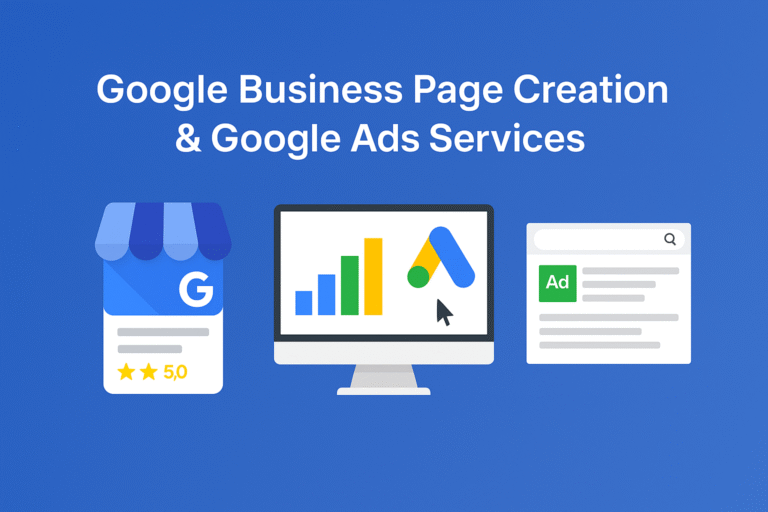 Google Business Page Creation & Google Ads Services featuyre image