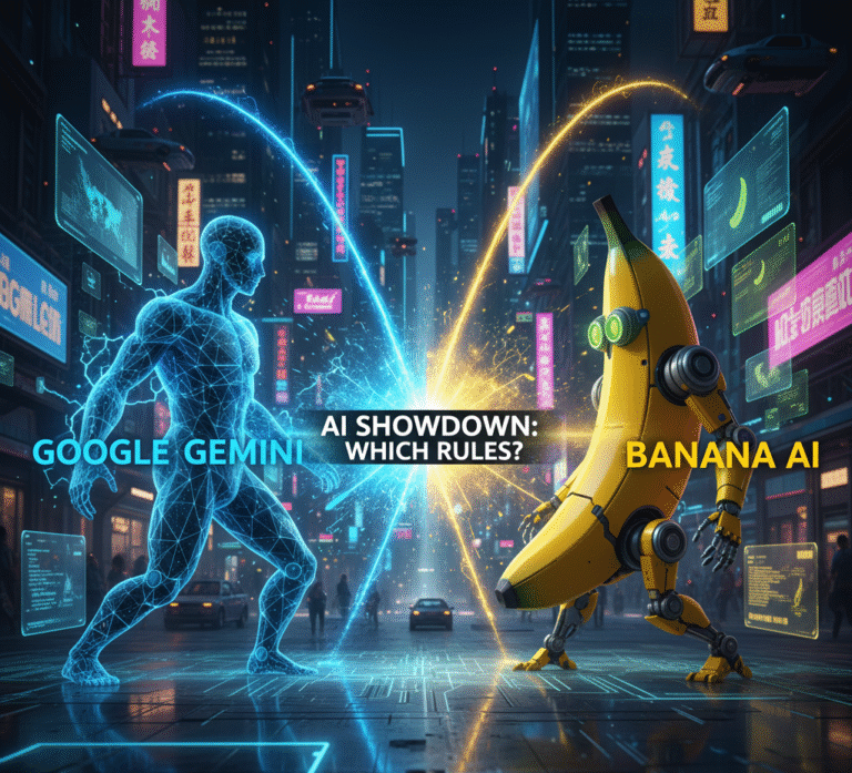 Gemini AI vs Banana AI — The New AI Battle the Internet Can’t Stop Talking About!