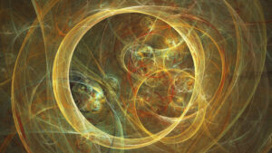 Superstrings, conceptual artwork
