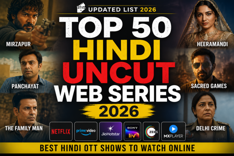 Top 50 Hindi uncut web series