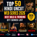 Discover the Top 50 Hindi Uncut Web Series 2026 list featuring the most popular bold, romantic, thriller, and trending OTT web series available on various streaming platforms.