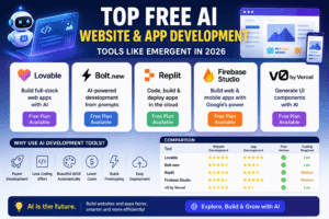 Top Free AI Website Development Tools