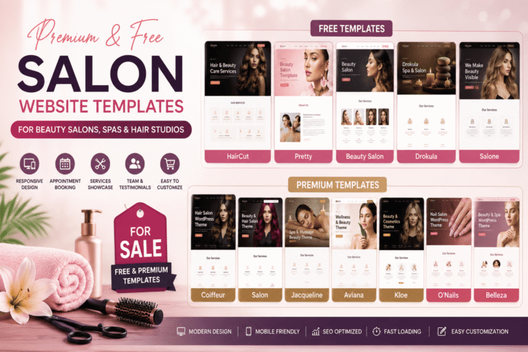Salon Website Templates Free Download