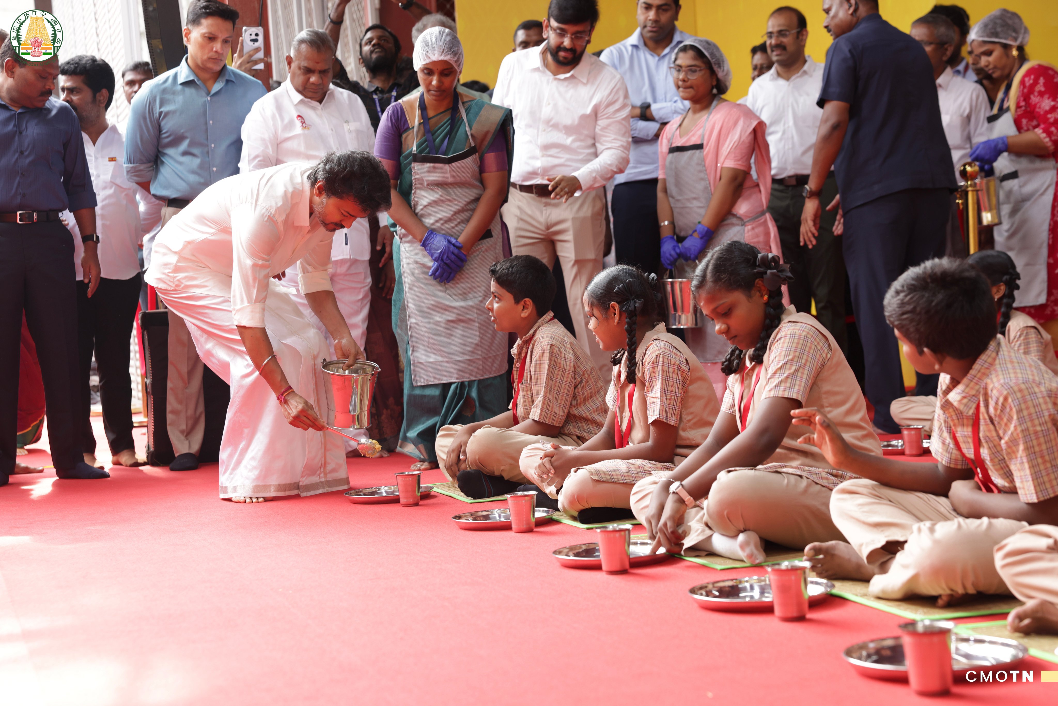 cm vijay breakfast
