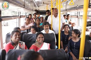 காந்தி ஜெயந்தியன்று பெண்களுக்கு இலவச பேருந்து பயணம்