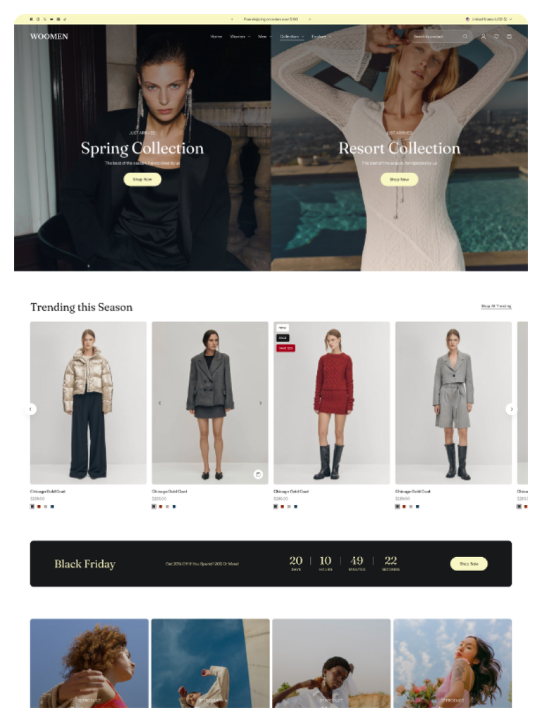 E-Commerce Website Template